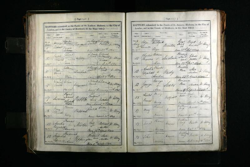 Rippington (Frederick Edward) 1844 Baptism Record